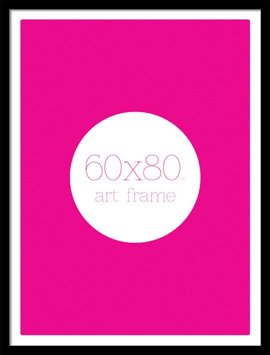 60x80cm Art Frame Black